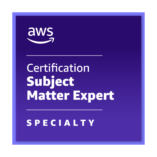 AWS Subject Matter Expert Badge